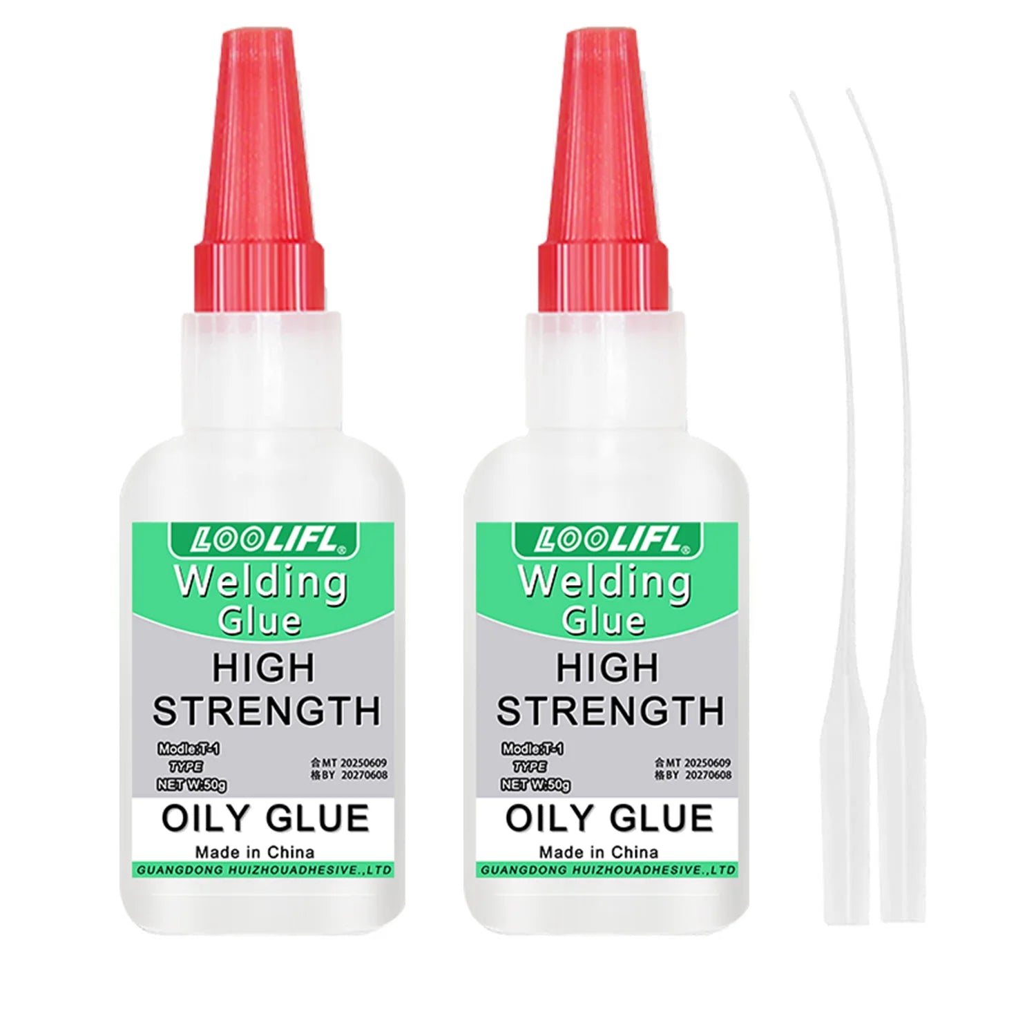 LOOLIFL50g High Strength Welding Oily Super Glue Universal Clear Non-Marking Repair Adhesive Instant Glue Strong Fast Super Glue