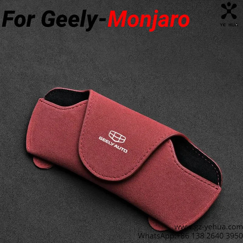 For GEELY Monjaro Manjaro Xingyue L KX11  Binyue C00L Coolray Boyue L Atlas Car Glasses Box Sunglasses Storage Clip