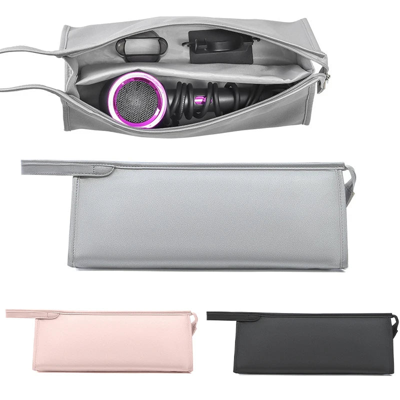 Portable Travel Organizer Hair Dryer Carrying Bag Dustproof Protective Cover Hair Curler Storage Case Pouch