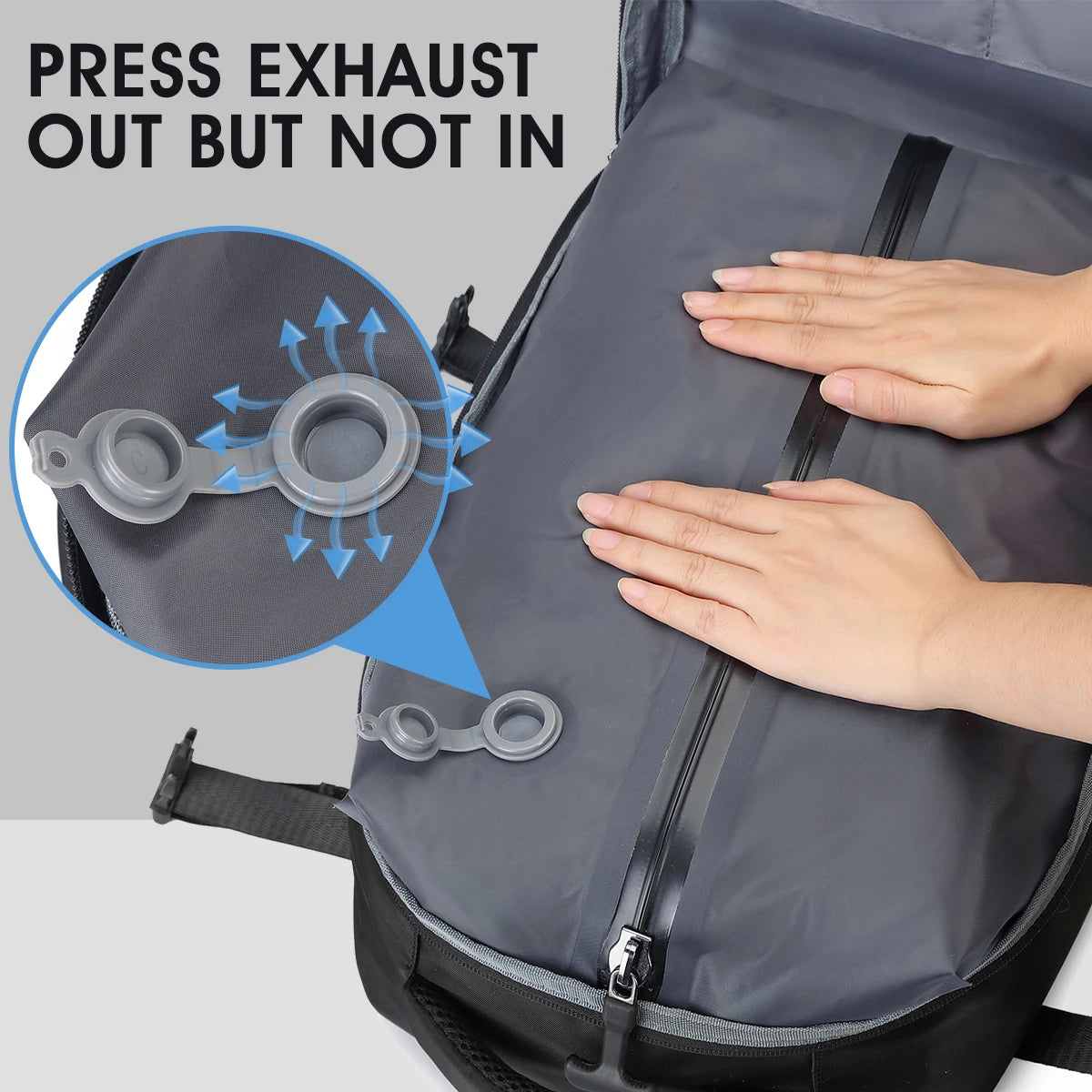 Vacuum Compression Travel Bag, Large Capacity Foldable Business Boarding Bag, Ultra Lightweight Carrying and Storage System