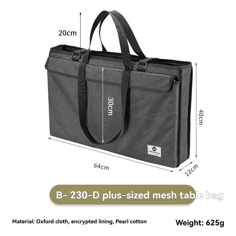 Camping dining table storage bag G-38-B Oxford cloth wear-resistant and anti-collision multi-layer tool storage large capacity