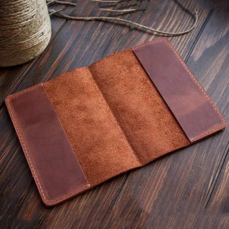 Genuine Leather Mexico Passport Cover Crazy Horse Mexican Passport Holder Men Business Family Case for Passport