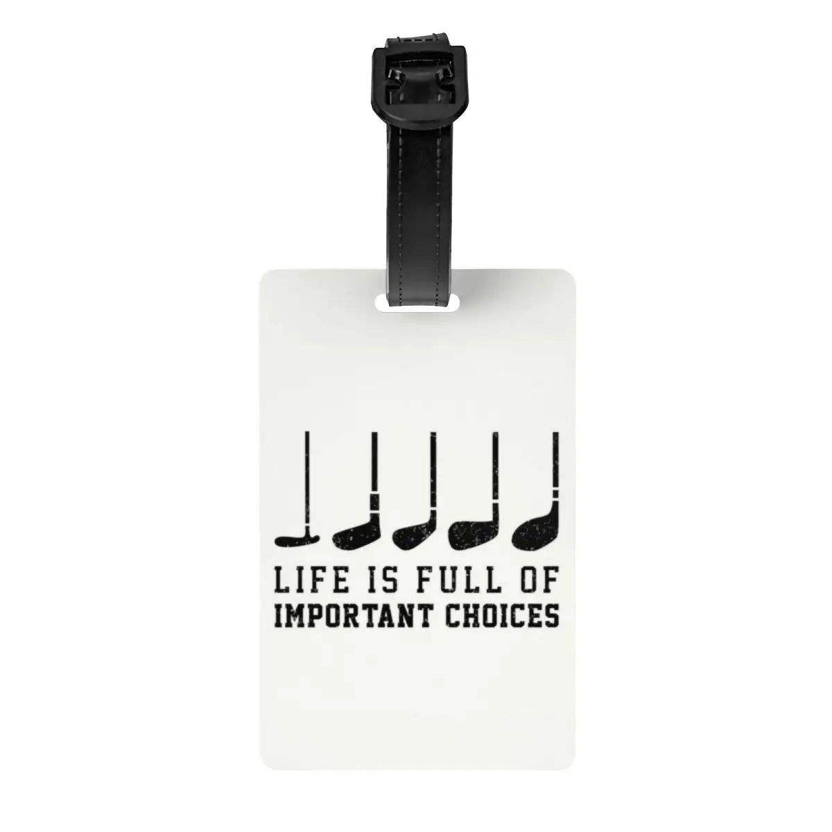 Custom Golf And Beer Luggage Tag Privacy Protection Baggage Tags Travel Bag Labels Suitcase
