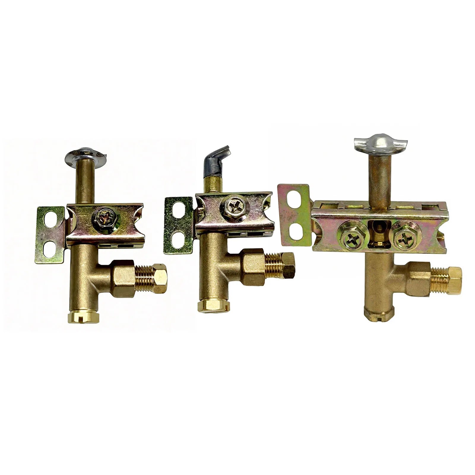 Pilot Burner One Way Flame 2 Hole Bracket Can Have Natural or LP Gas 3styles Burner Assembly babecue tool
