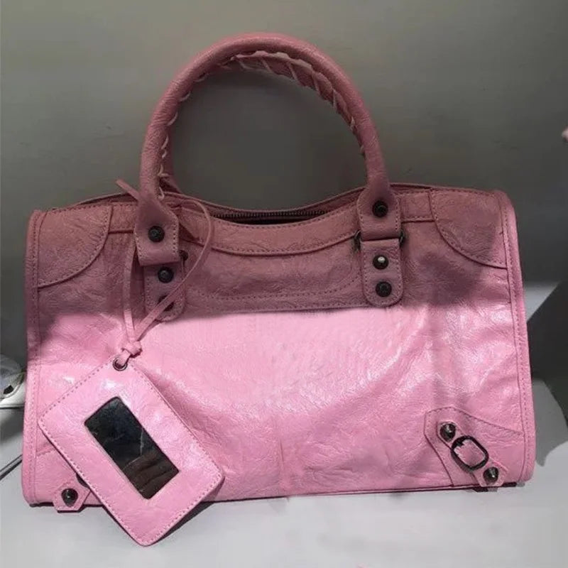 Motorcycle Lady Travel Bag Luxury Brand Hobos Bags Cross-Body Handbags High Capacity Handbags for Women New Brand Shoulder Bags