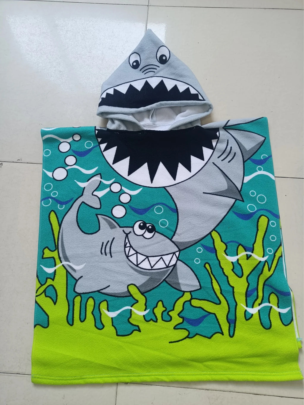 Kids Boys 1-5 Years Old Bathrobe Newborn Towel for  Dinosaur  Dress Up Kids Poncho Cape Kids Beach Towel Poncho Hooded Baby