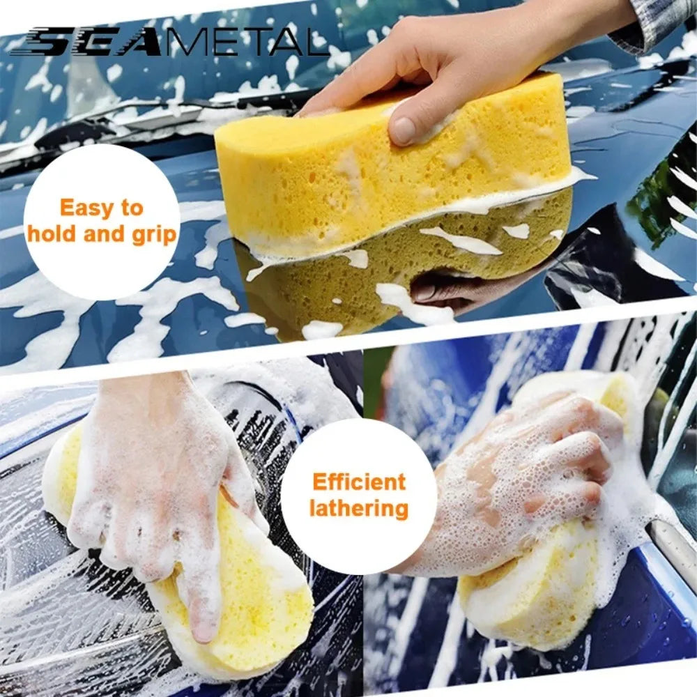1/5PCS Car Wash Sponge Honeycomb High Density Cleaning Foam Block for Auto Detailing Vehicle Washing Car Accessories
