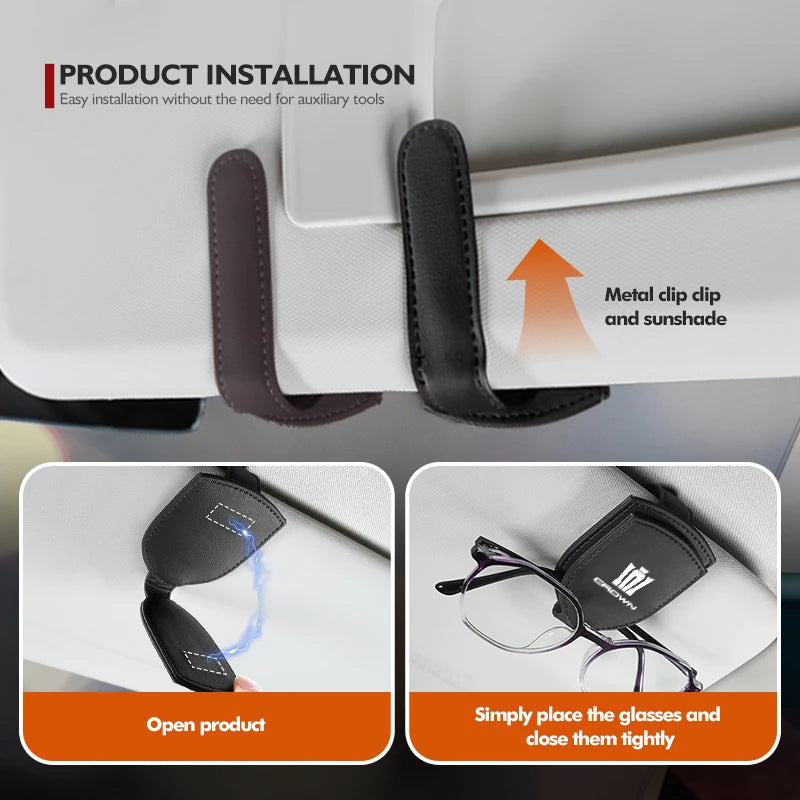 For Toyota Car Glasses Clip Sun Visor Eyeglasses Magnetic Sunglasses Clip Crown Athlete 2000 2001 2002 2003 2004 2005 2006 2007