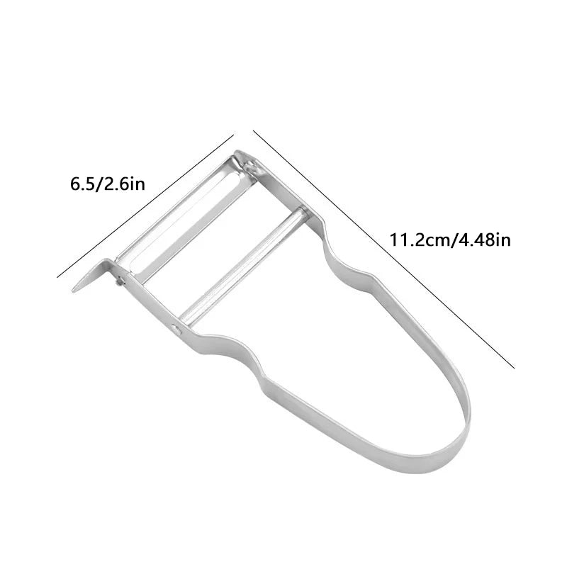 1Pc Stainless Steel Peeler Kitchen Vegetable Fruit Peeler Potato Slicer Carrot Peeler Multiple-Function Kitchen Accessories