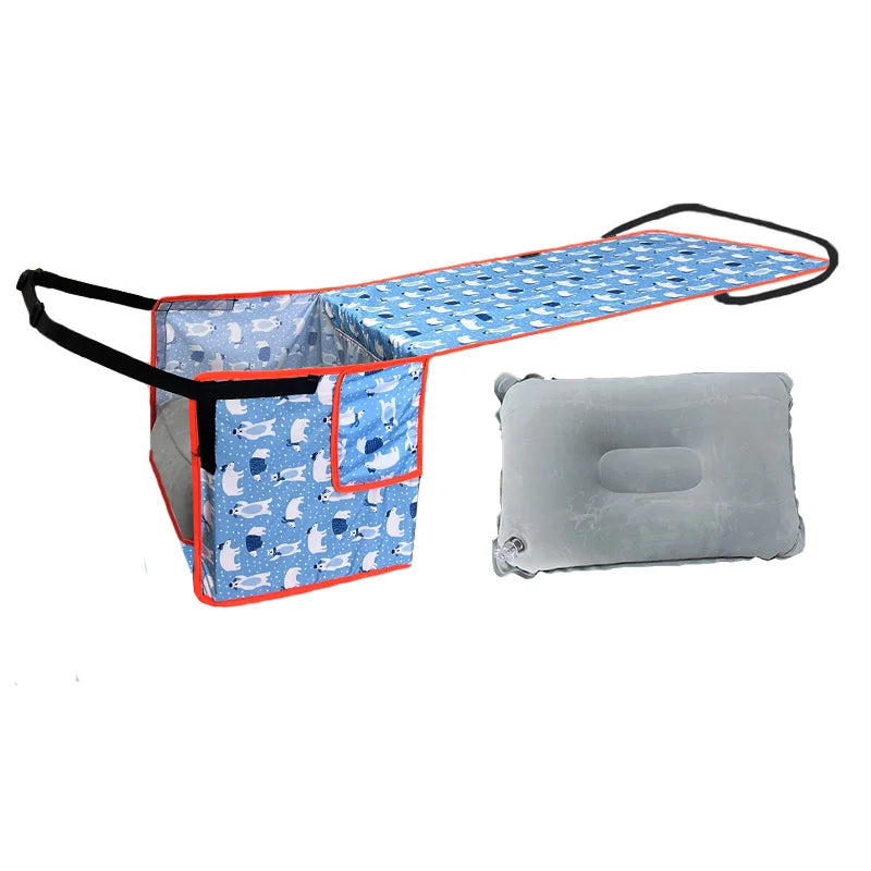 Inflatable Pillow Travel Sleeping Bed For Kids Baby Adult Airplane High-speed Railway Car Sleep Accessories Five Colour Choose