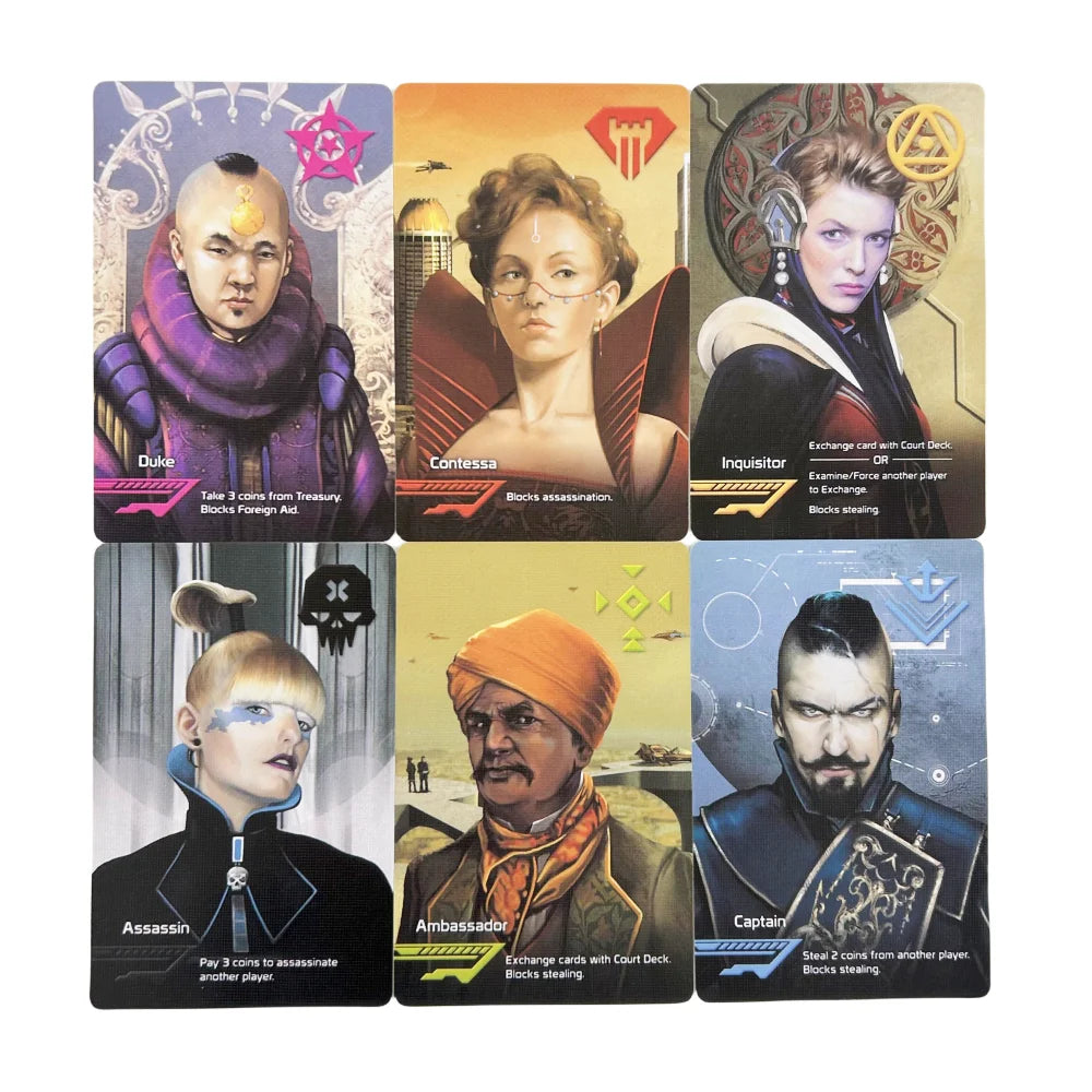 1 Box Coup | Card Game Coup Reformation 1 | 2nd Edition Expansion Holding Resistance Mission Board Game Deck