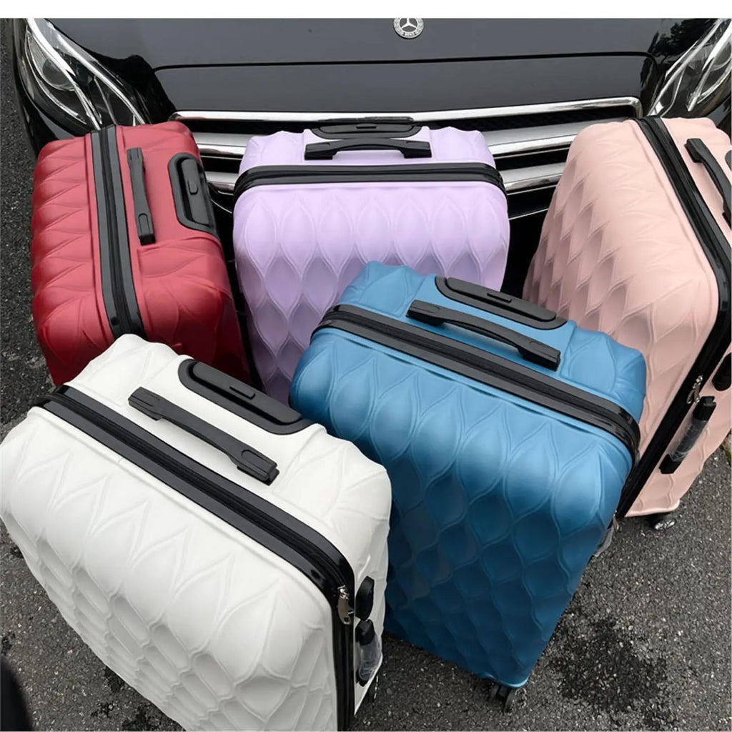 Four-Piece Set ABS Universal Wheel Luggage Travel Suitcase Carry-On Bag Set for Travel And Business Trip in 14202428 Inches