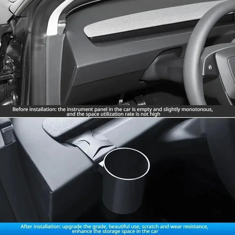 For Tesla Model Y Juniper / 3 Highland 2024+ Water Cup Holder Beverage Rack Limiter Instrument Table Cup Support Car Accessories