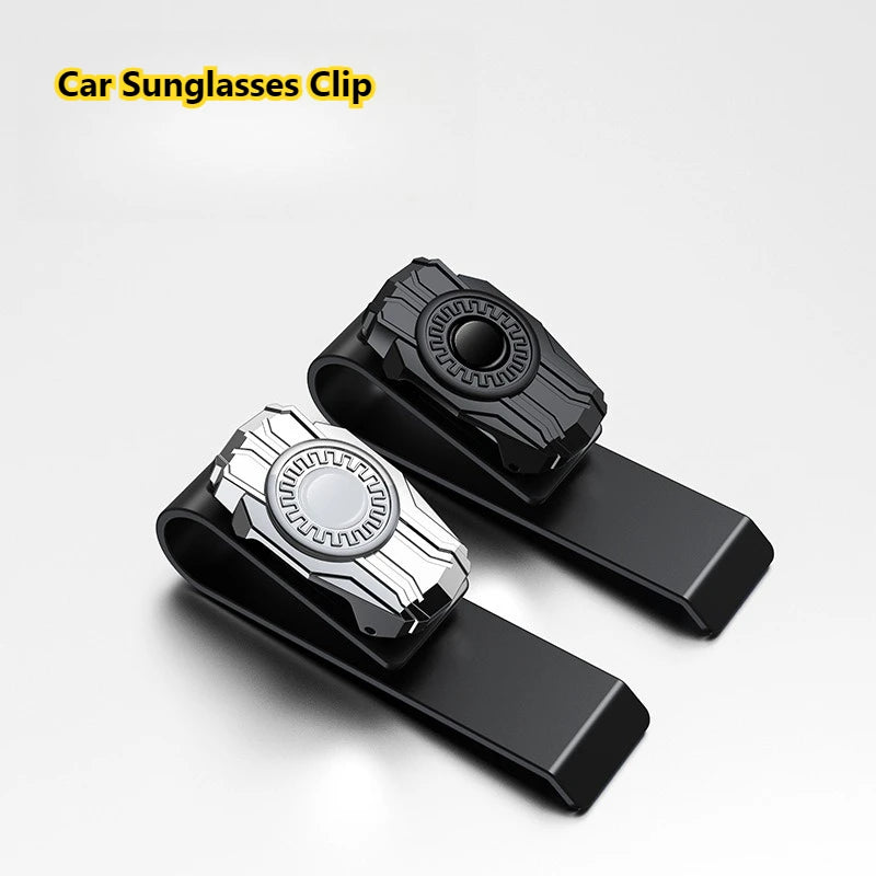 Universal Car Sun Visor Glasses Clip Sunglasse Holder Eyeglasses Case Fastener Clip Ticket Card Clamp Storage Organizer Interior