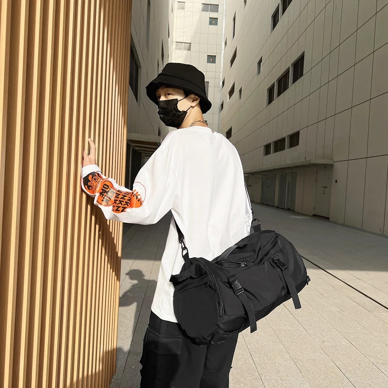 New Fashion Unisex's Travel Bag High Quality Handbag Large Capacity Luggage Bag Waterproof Backpacks Simple Style Handbag
