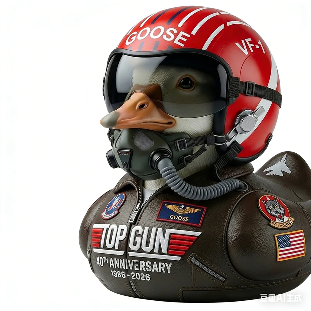 Top Gun 40th Anniversary Keychain & Duck ,Home Desktop Decorations Small Gift 2026 New 40th Anniversary Fan Exclusive Gift