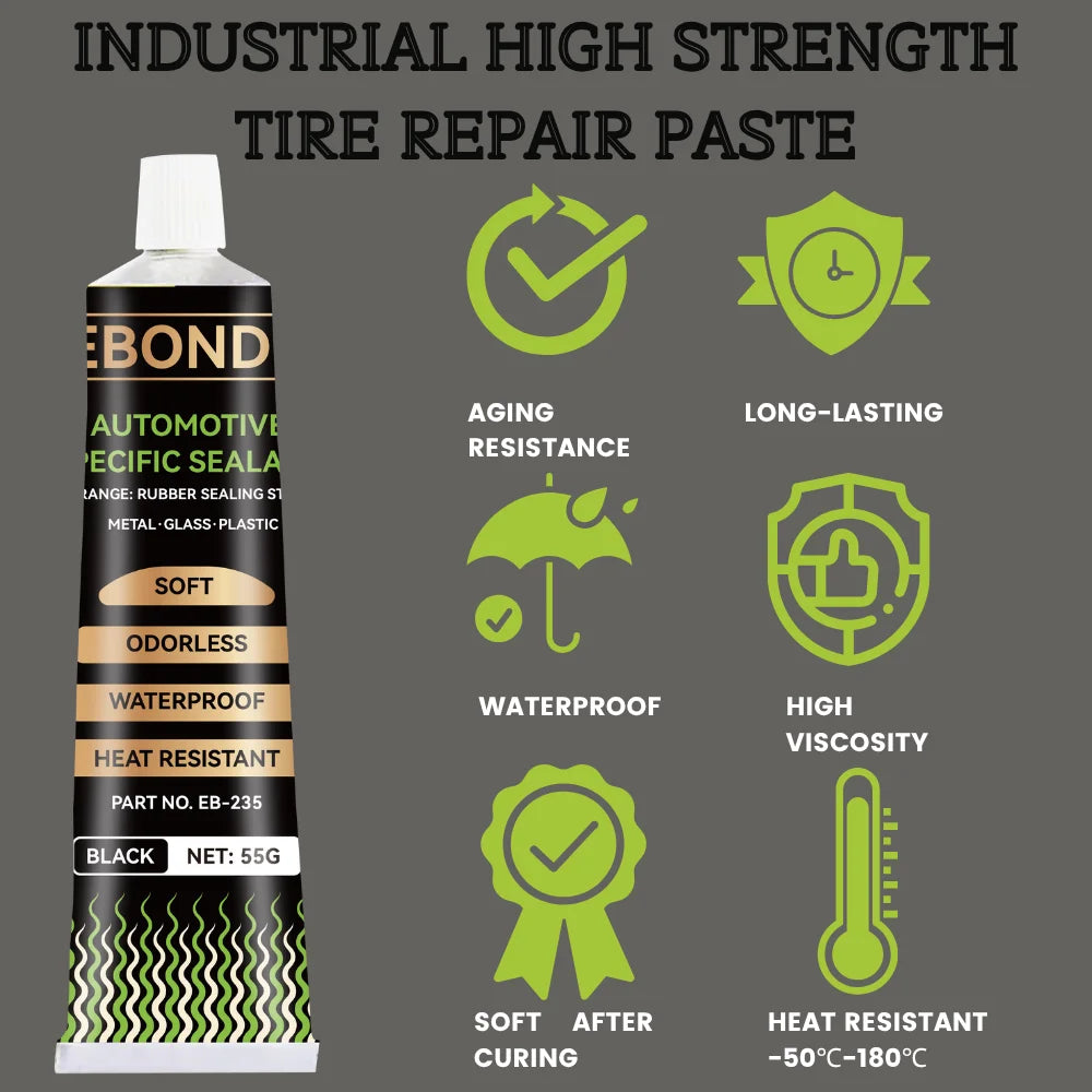 Car Windshield High Temperature Resistant Window Sealant Glue Waterproof Automotive Sealing Adhesive for Car Body Repair