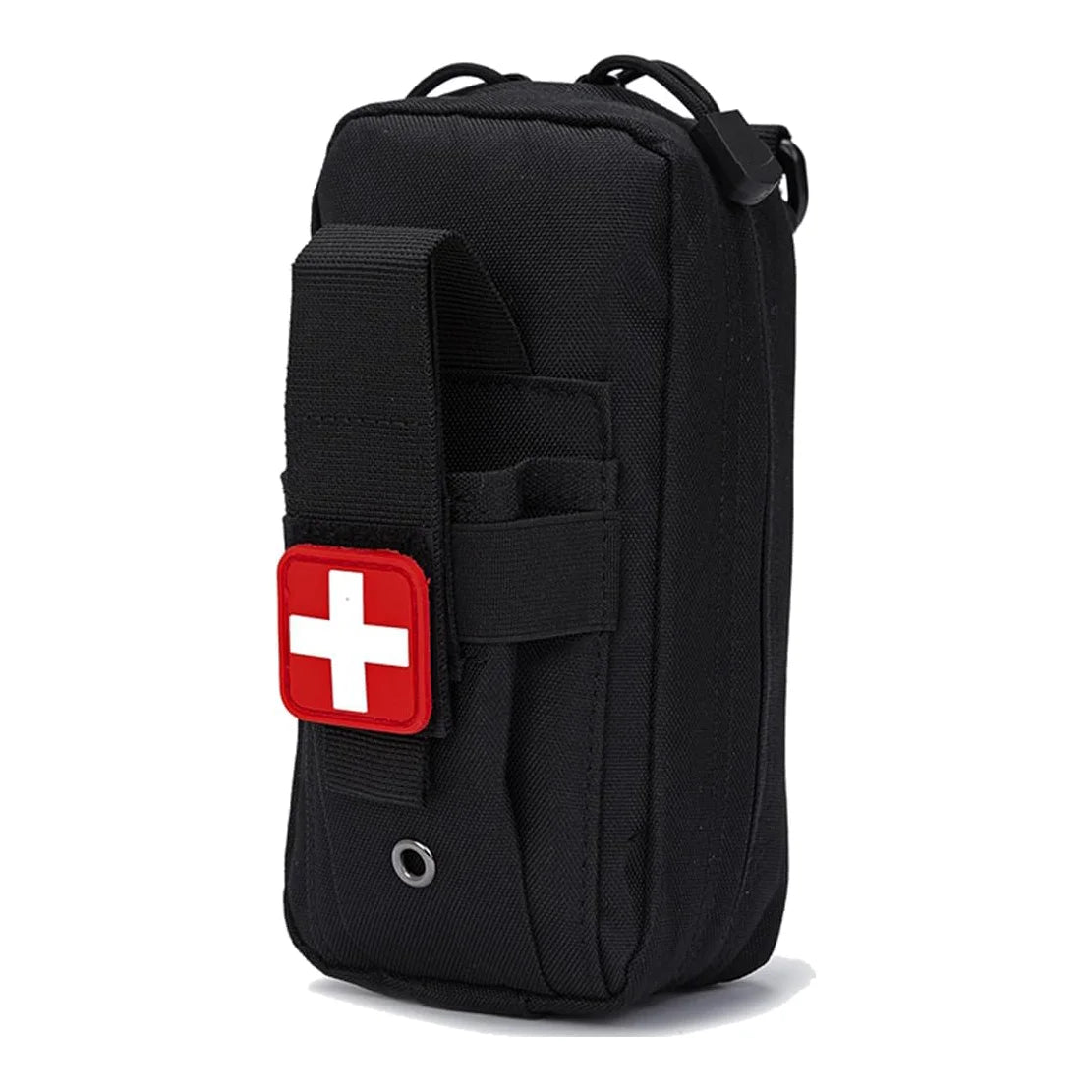 Tactical MOLLE Medical Pouch, Rip-Away EMT First Aid Pouch IFAK Trauma Kit Everyday Carry Survival Bag Include Cross Patch