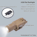20mm Rail Mount Tactical Light Outdoor Hunting CS Game Multifunctional LED Flashlight