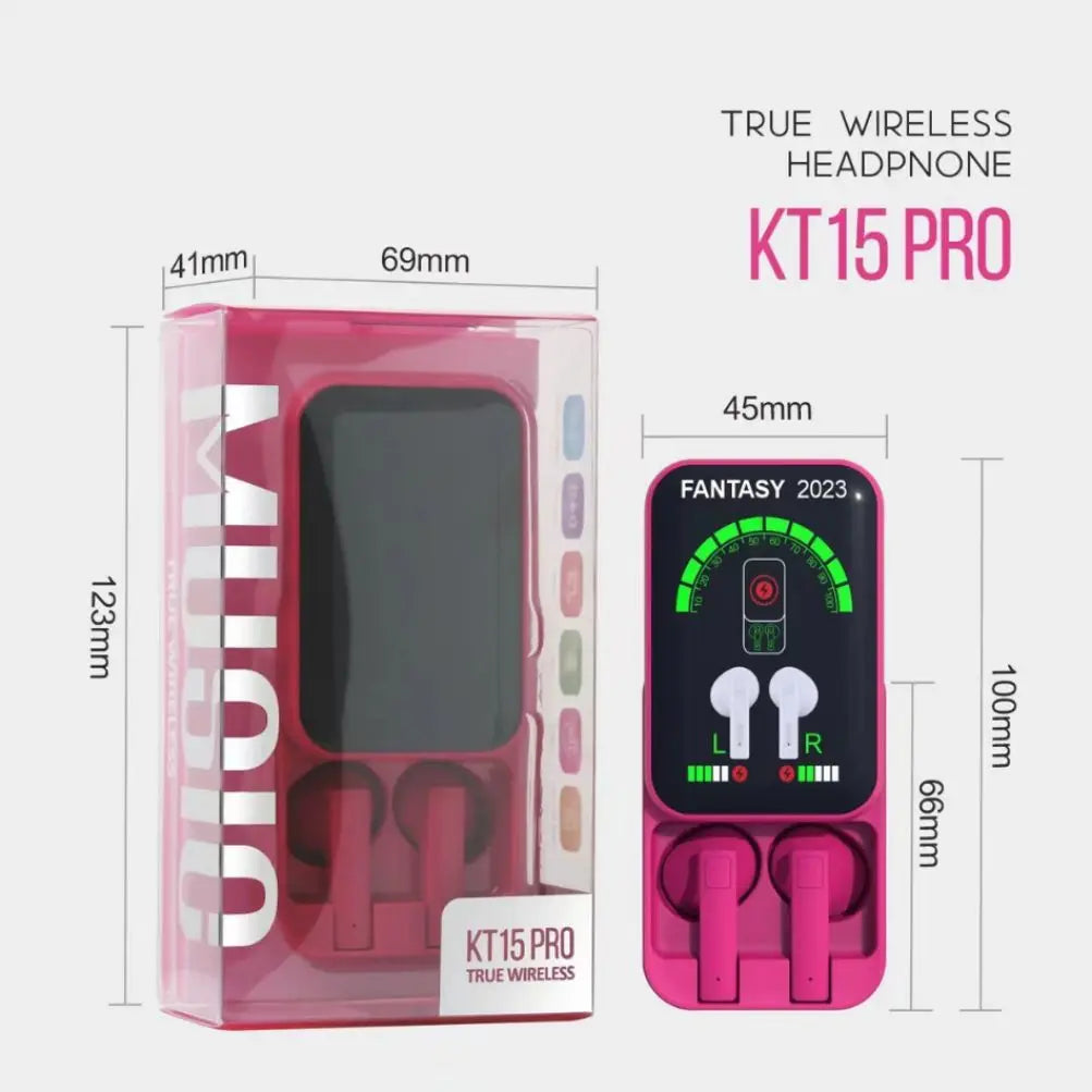 Sliding Cover Design Bluetooth Earphone In Ear Style Light Weight Power Display Long Battery Life Listen Music Play Game Headset