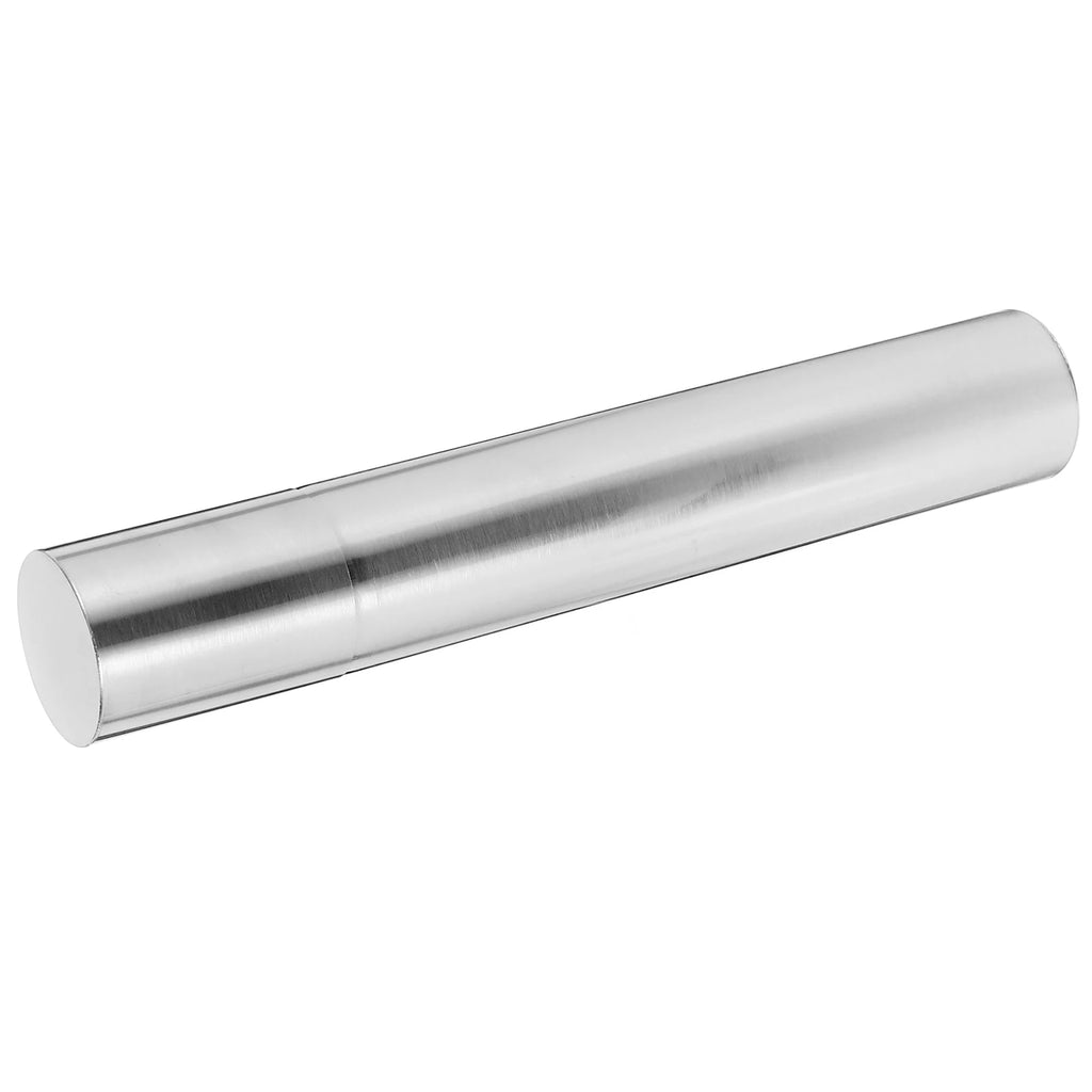 Silver Stainless Steel Document Storage Tube File Organizer Birth Certificate Diploma Protector Mailing Poster Carrier Secure