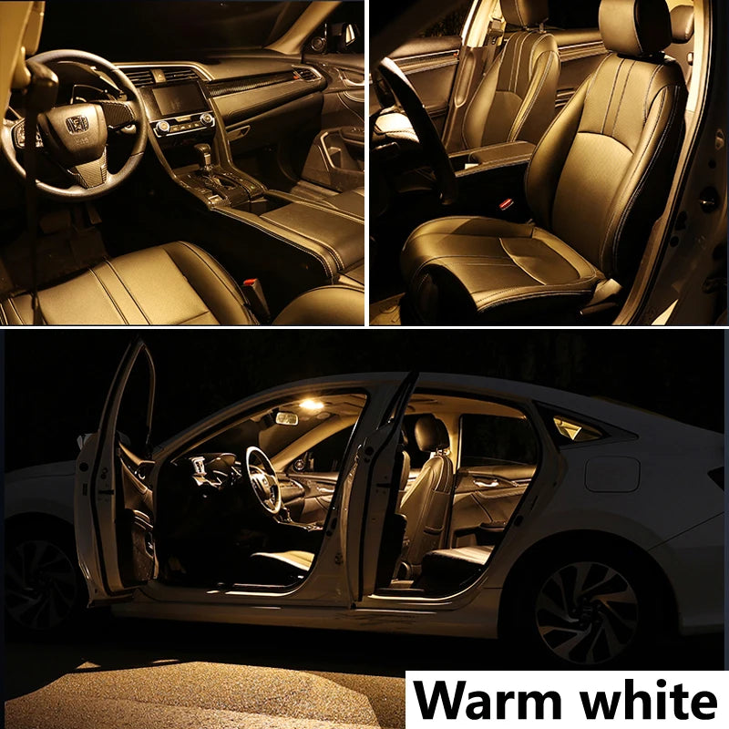 Canbus Auto LED Interior Dome Reading Light Bulb Kit For Nissan Qashqai J10 J11 J12 X-Trail T30 T31 T32 T33 Juke Accessories