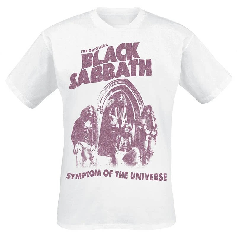 Black Sabbath Band Photo Casual T-shirt Men's and Women's Luxury Band Brand Top 2026 New