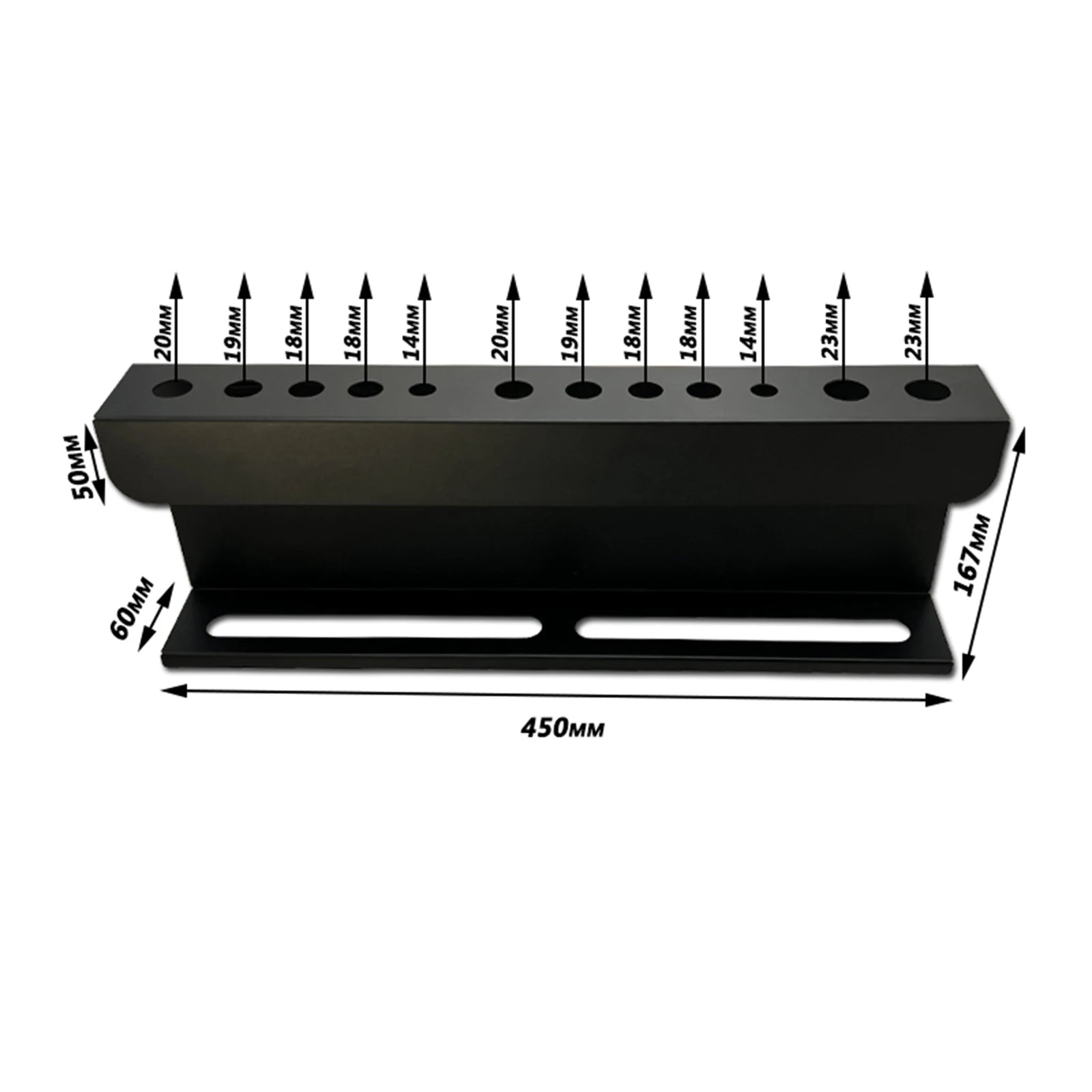 Car Brushes Organizer Sprayer Bottle Holder Wall Mounted Multi-Functional Rack Storage Detailing Cleaning Brush Stand for Garage