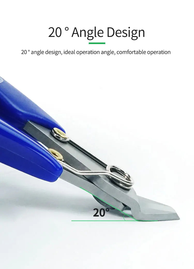 RELIFE RL-0001 Precision Cutting Pliers 5'' inch High Hardness Stainless Steel Sharp Toughness Diagonal Electronic Cable Pliers
