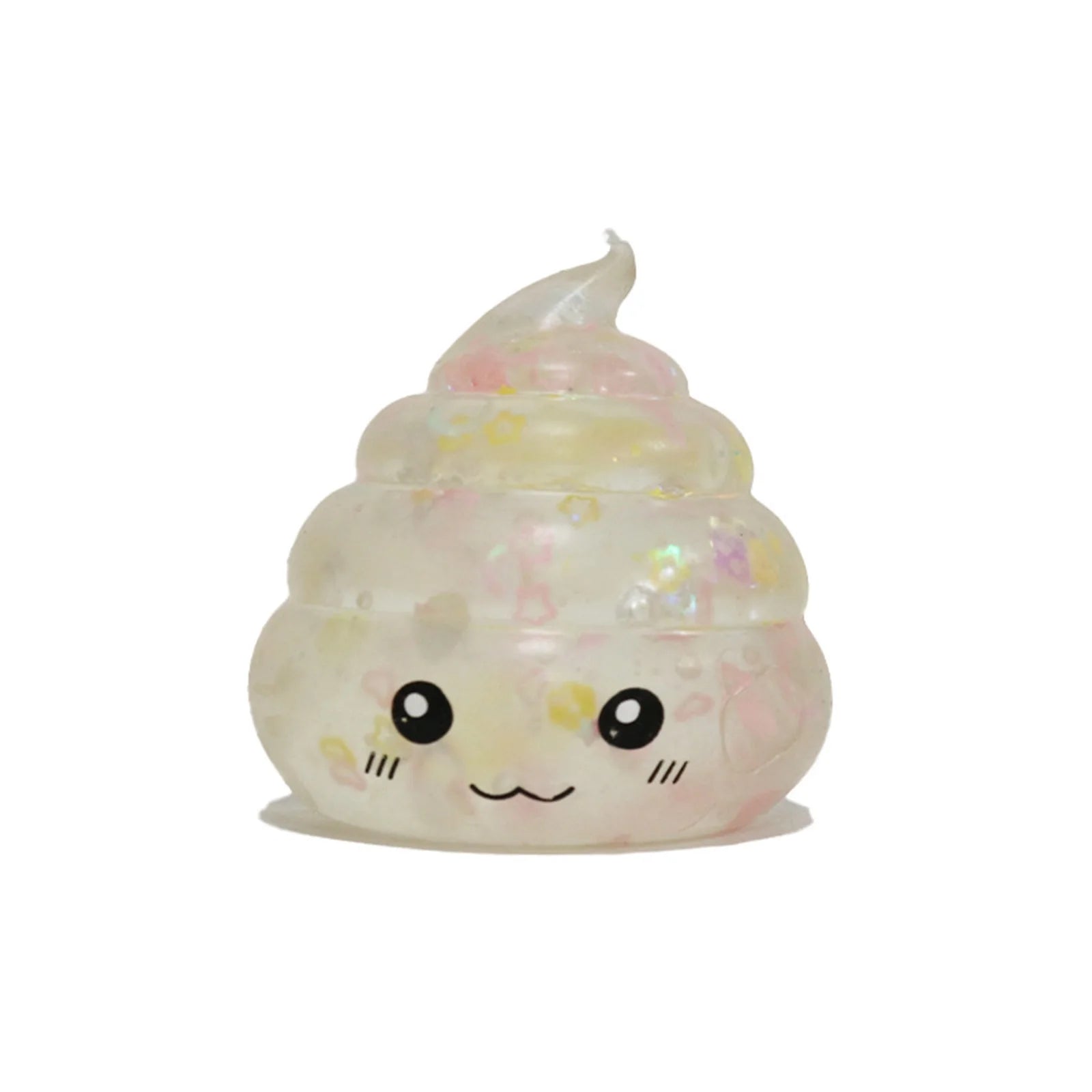 Novelty Squishy Maltose Poop Stress Squishies Toys Glitter Funny Stretch Squeeze Fidget Toys for Adults Fool's Day Prank Gift