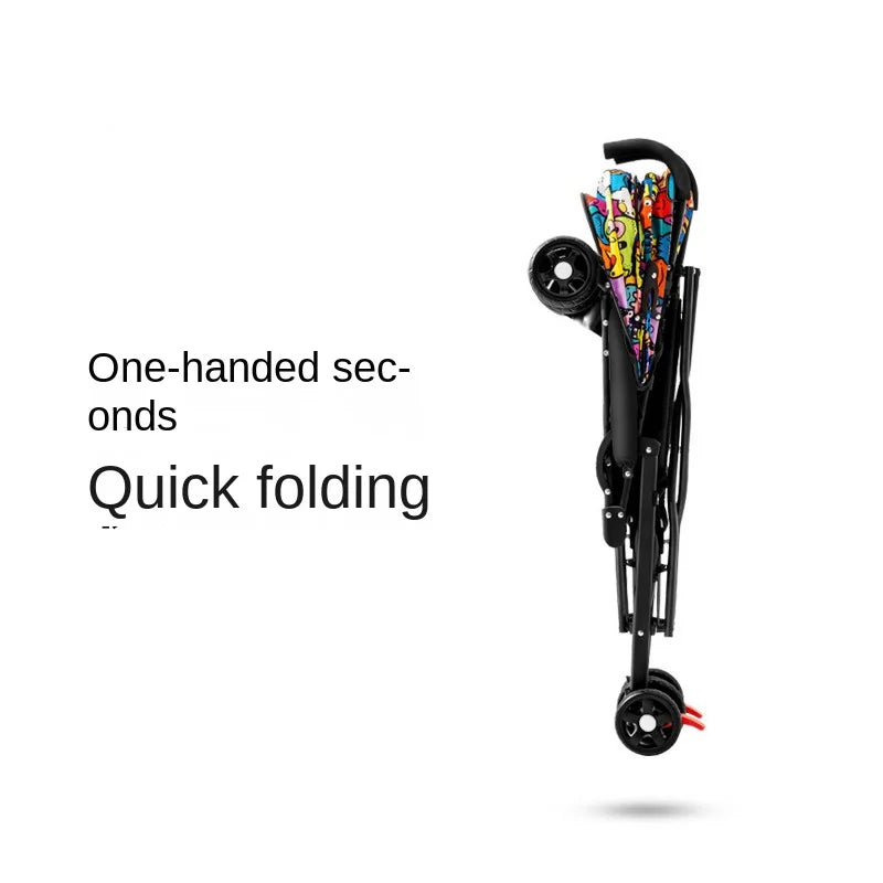 Baby Buggy Can Sit or Lie Down Lightweight Folding Locket Umbrella Car Baby 0 to 3 Years Old Child Stroller