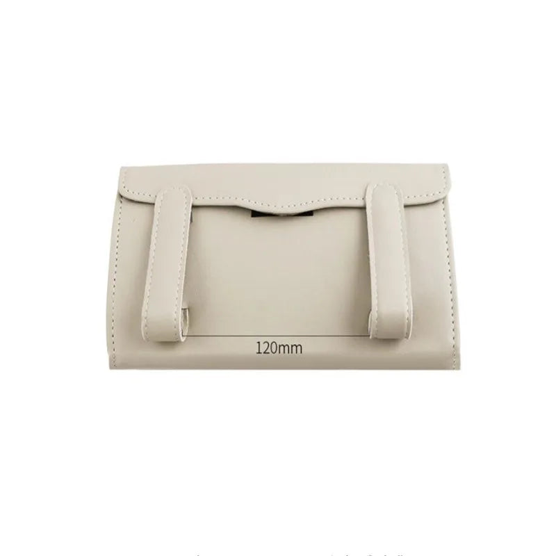 Paper Box Beige Sun Shield Paper Towel Wrapped Car Carrying PU For Auto Interior Supplies