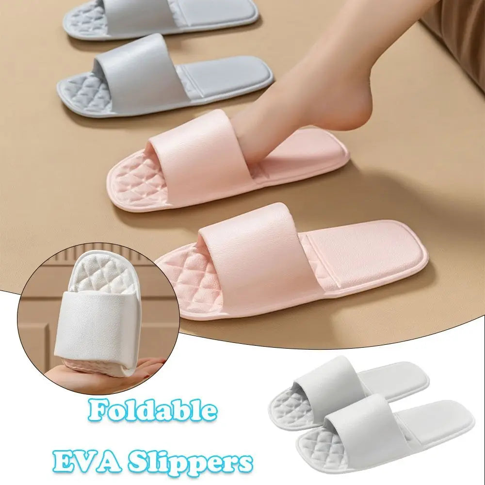 Simple Foldable Slippers Eva Lightweight Couple Slippers Sandals Men Women