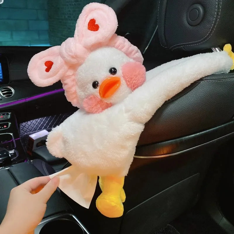 Creative car tissue box, garbage bin, two in one multifunctional car armrest box, drawer box, car decoration supplies