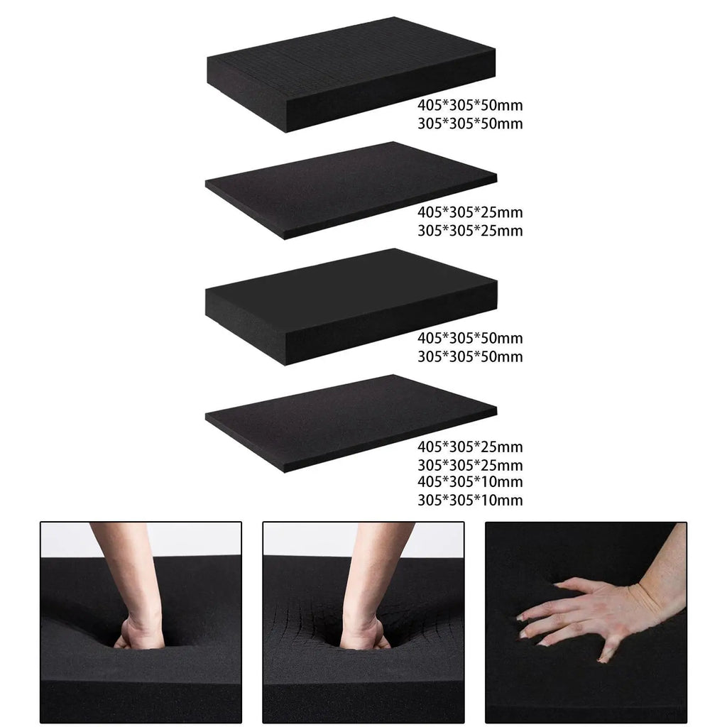 Pick and Pluck Foam Pad Packing Foam Pad Pre Cubed Protective Cushioning for Storage Drawer Crafting Toolbox Transport Camera
