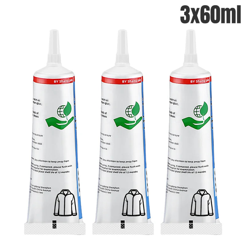 15/60ml Super Strong Fabric Sewing Glue Waterproof Quick Dry Fabric Adhesive Universal Transparent Sealant Clothing Repair Tool