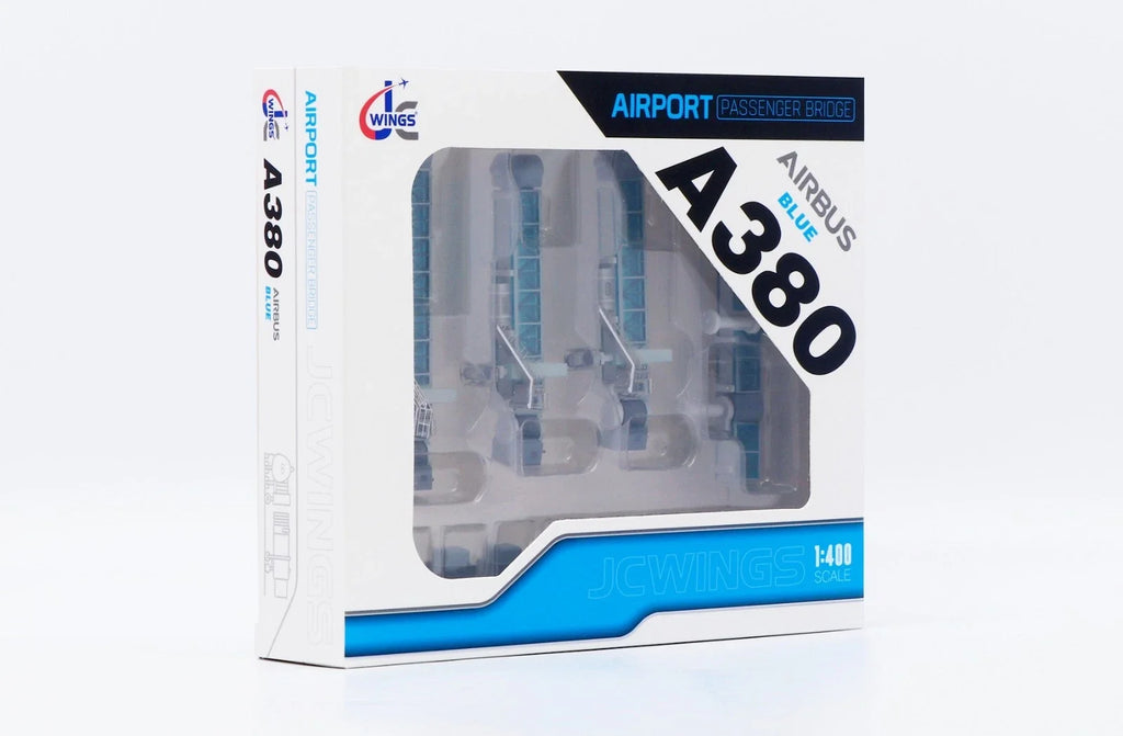 LH4385 1:400 Plastic Collectible Airport Passenger Bridge Simulation Finished Souvenir JC Wings for Airbus A380 Model