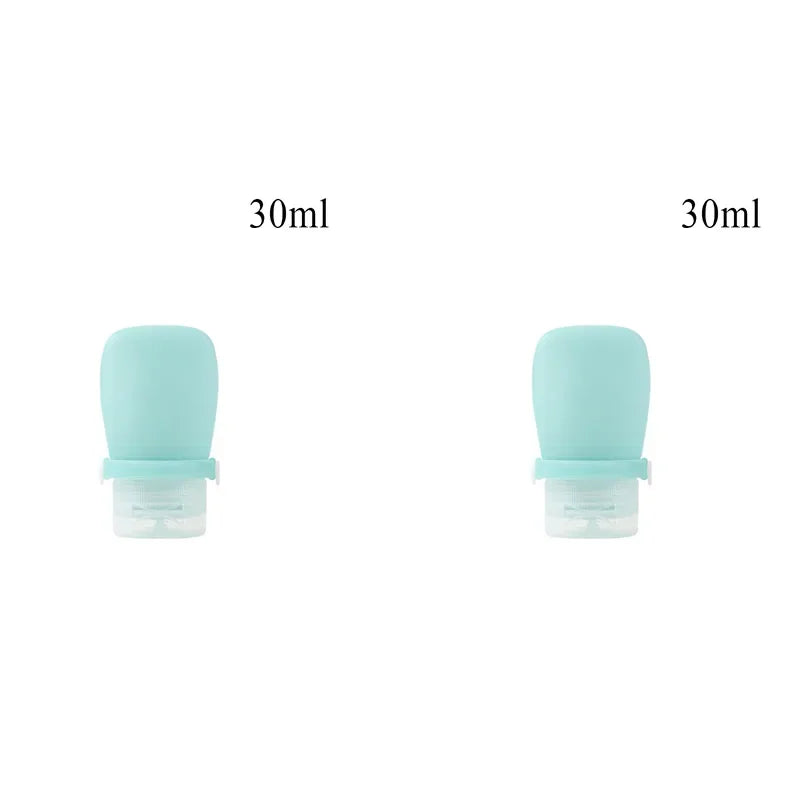 1/2pcs Soft Silicone Travel Bottles Empty Squeeze Tubes For Lotion Leakproof Skin Care Products Container Travel Accessories