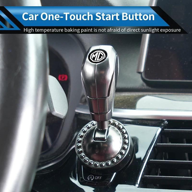 Car One-Touch Start Button Push Start Auto Ignition Button Cover For Morris Garages MG 6 3 5 7 TF ZR ZS HS GS GT Hector RX5 350