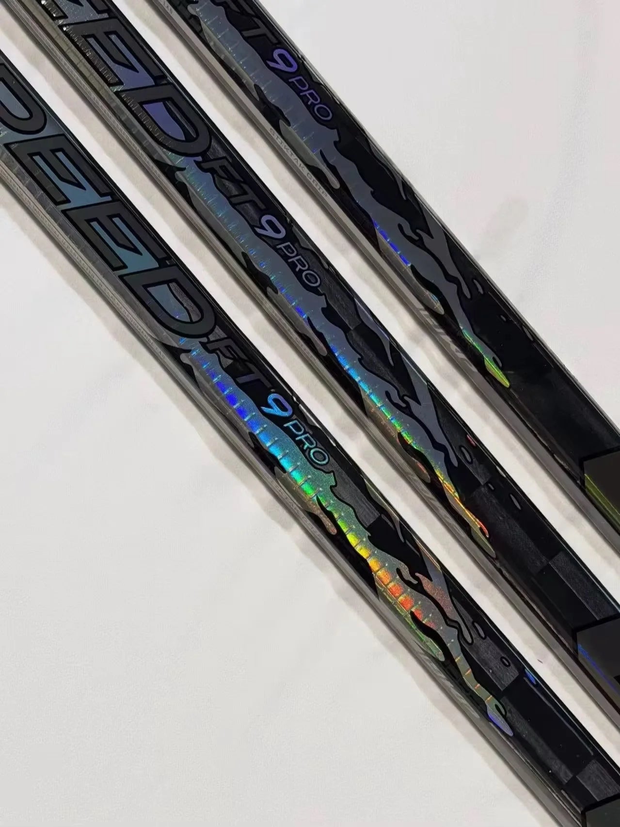 [2-Pack] Ft9  Ice Hockey Sticks Black Ultra-Light Carbon Fiber P29 And P28 Ice Hockey Stick 【No warranty】