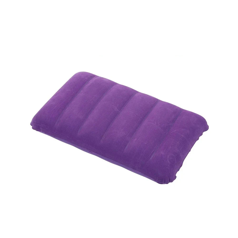 47x30cm Air Cushion Pillows Outdoor Camping Sleep Cushion Folding Square lnflatable Pillows Travel Backrest Plane Head Rest Big