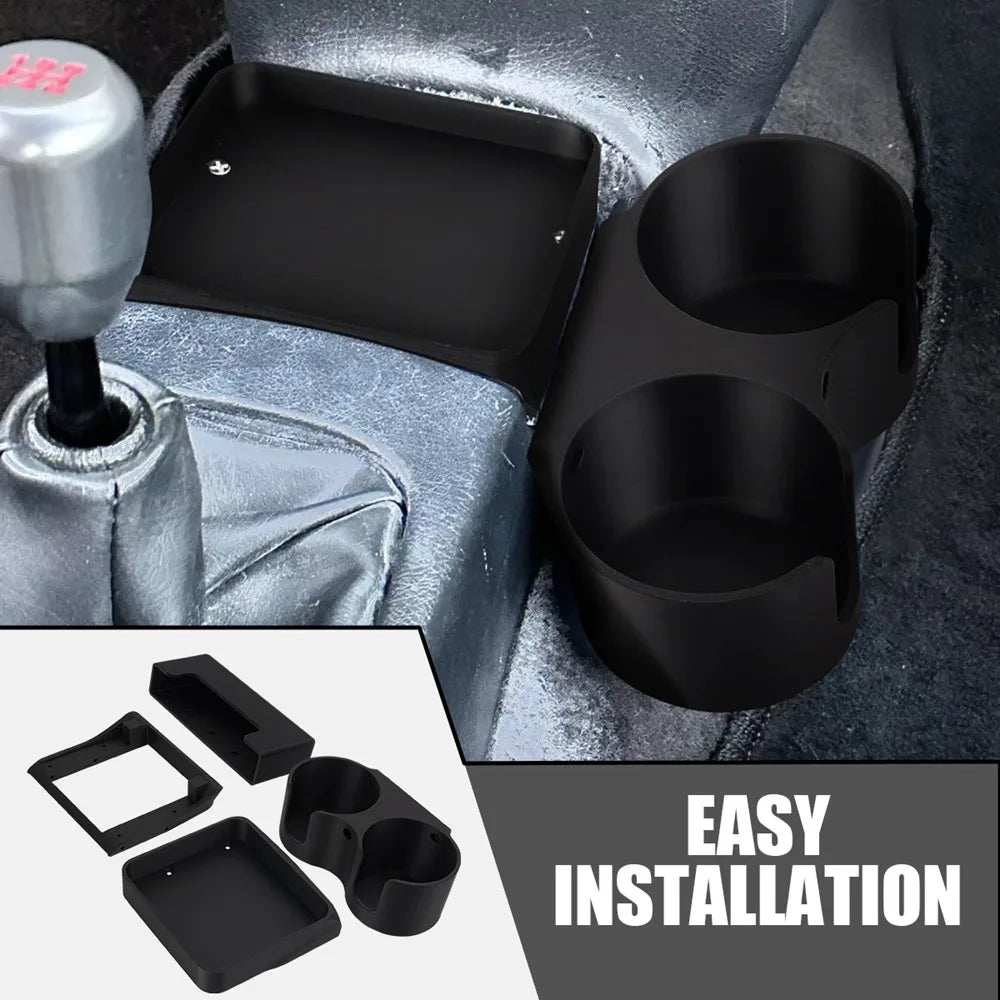 Cup Holder Storage Rack For 1992-1995 Honda Civic EG Cup Holder Upgrade With Washers Screws