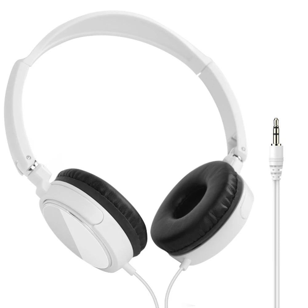 3.5mm/Type-C Wired Headphones Noise Cancelling Business Over Ear Headset Flexible Adjustable Stereo Earphones for PC MP3 Mobile