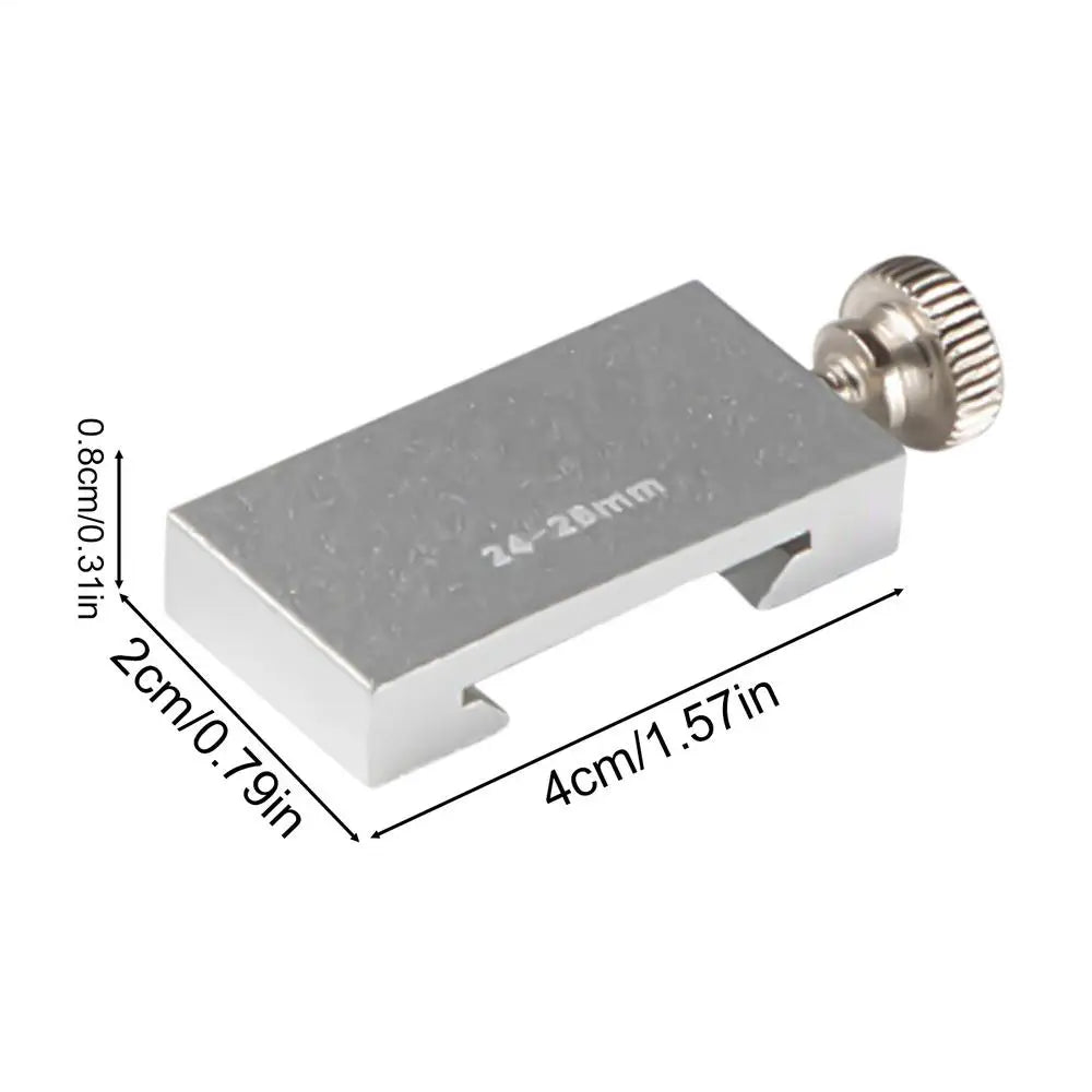 Ruler Positioning Block High Precision Aluminum Alloy Stopper Positioning Scriber Block for Carpentry Steel Ruler Measuring Home