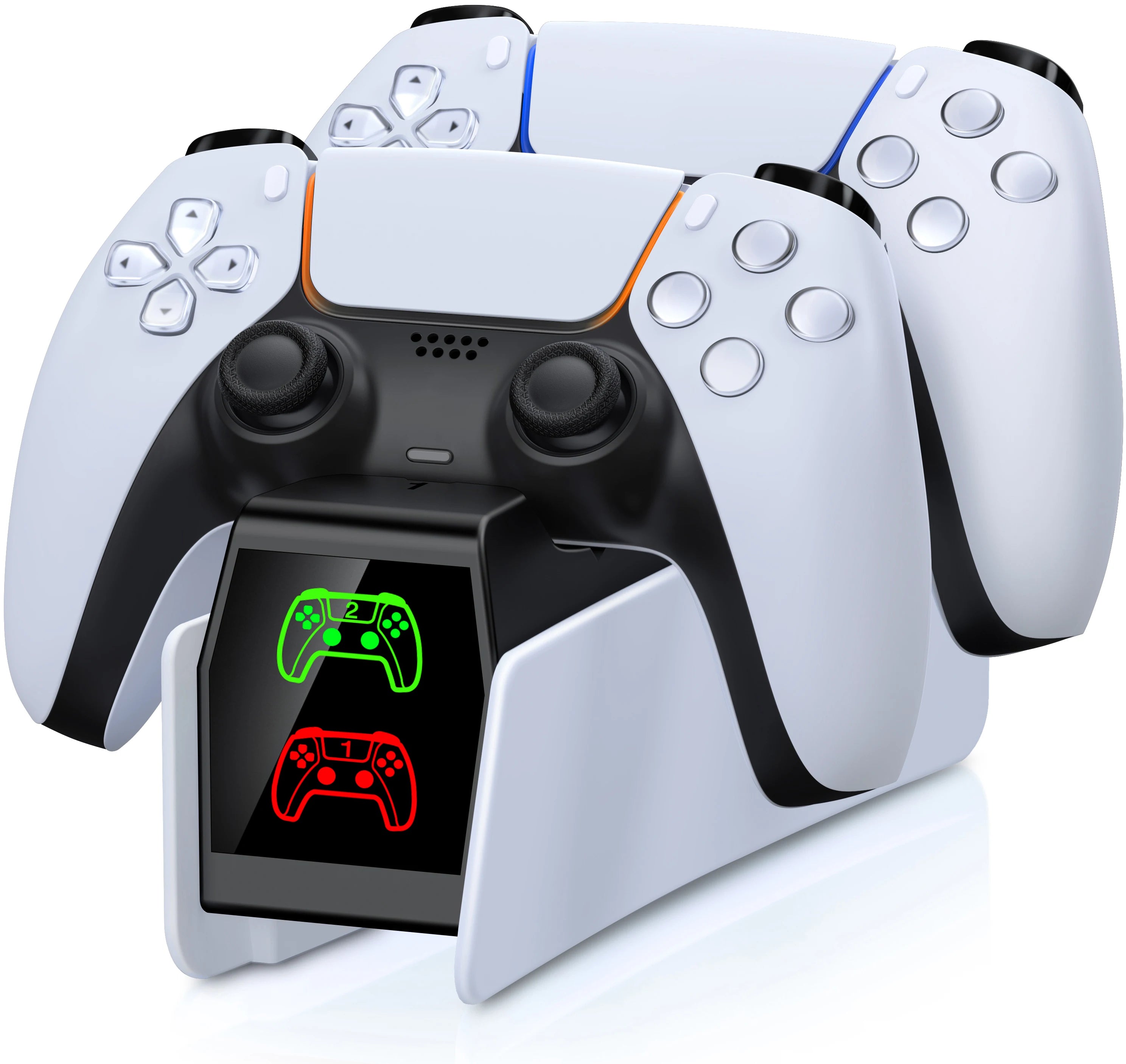 Dual Fast Charger for PS5 Wireless Controller Stand for Sony PlayStation 5 Gamepad DualSense Controller Charging Base