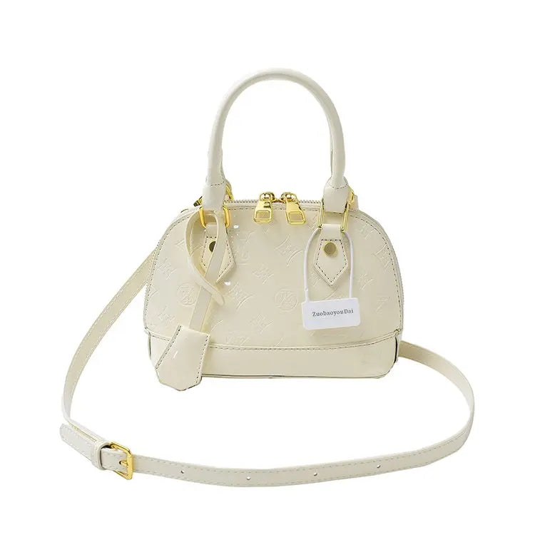 High-End Women's Shoulder Bag Crafted From Meteor-Patterned Leather Featuring Elegant Slovakia Vintage Lightweight Soft Look