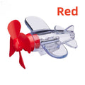 Electric Bike Motorcycle Decoration Wind Energy Luminous Small Plane Bicycle Car Cycling Helmet Wind Power Small Plane Decor