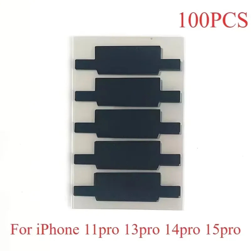 100pcs Battery Insulation Protective Sticker Tape For iPhone X XS Max XR 11 12 Mini 13 Pro 15 LCD Repair Adhesive