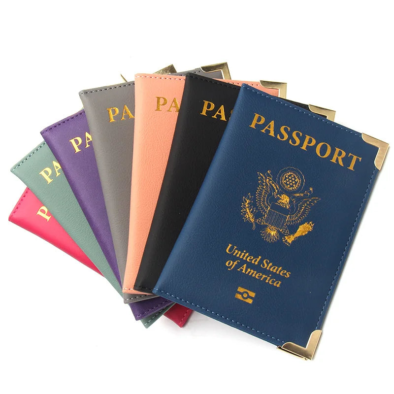 Passport Holder Cover Wallet Case Card Slot Travel Accessories Documents Organizer for Women Men