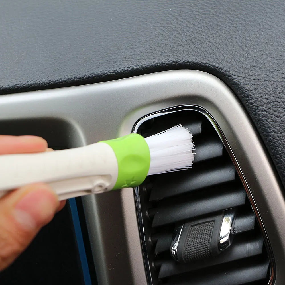 Auto Car Brush Cleaning Tool Auto Air Conditioner Vent Blinds Cleaner Interior Cleaning Keyboard Blind Brush Car Accessories